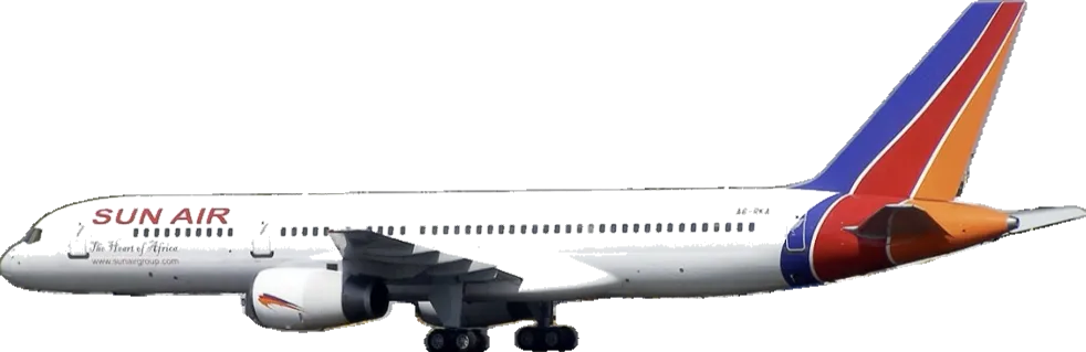 Aircraft in Sun Air livery